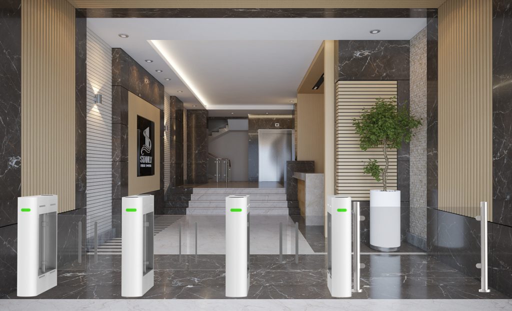 5 "all-weather" outdoor turnstiles, ultimate safety and weather resistance 6 outdoor turnstile