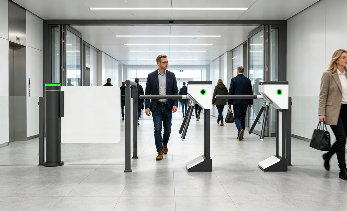 tripod security gate