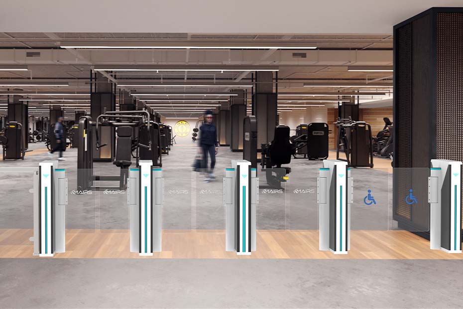 gym turnstiles