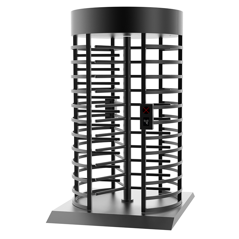 Stainless Steel Full Height Turnstile Unit full body turnstile Security restricted zone full height turnstile blocking unauthorized personnel trespassing
