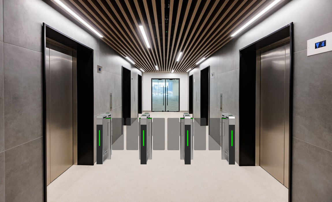 lobby turnstiles