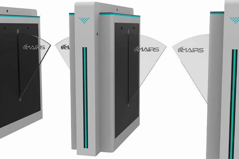 coating series flap barrier turnstile indicator