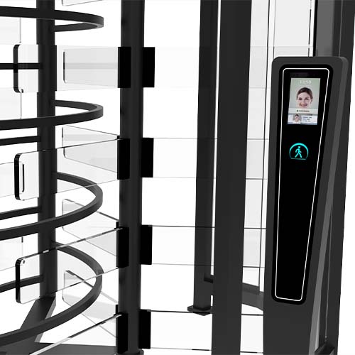 LX series full height double turnstile face recognition