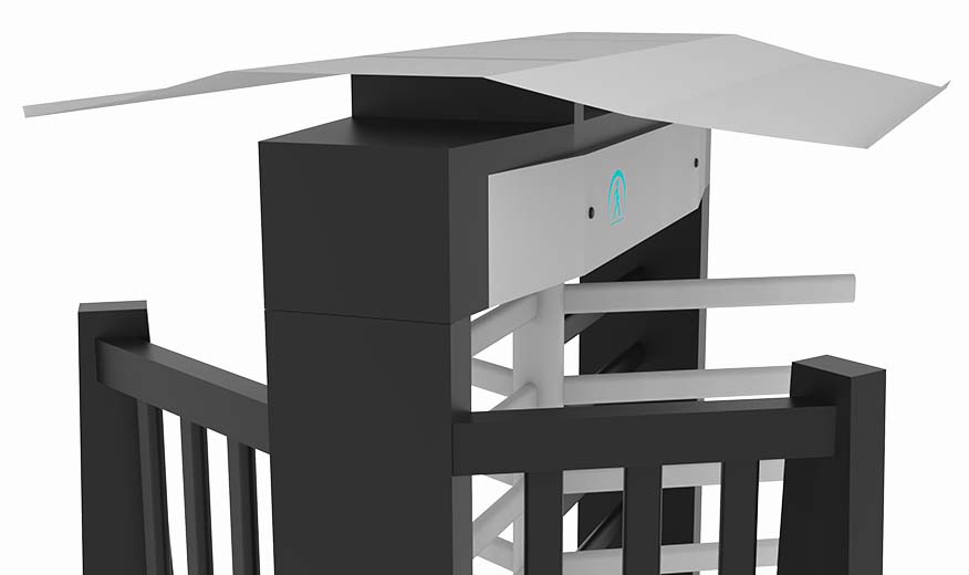 LX series full height turnstile canopy