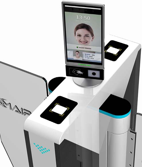 coating series turnstile with face recognition