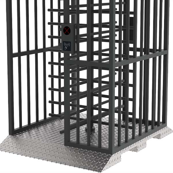 full height turnstile series removable