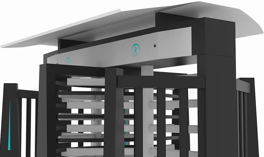 lx series full height double turnstile canopy