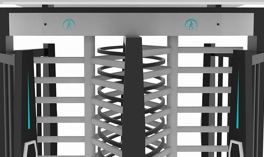 lx series full height double turnstile indicator