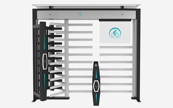 LX series full height bicycle turnstile