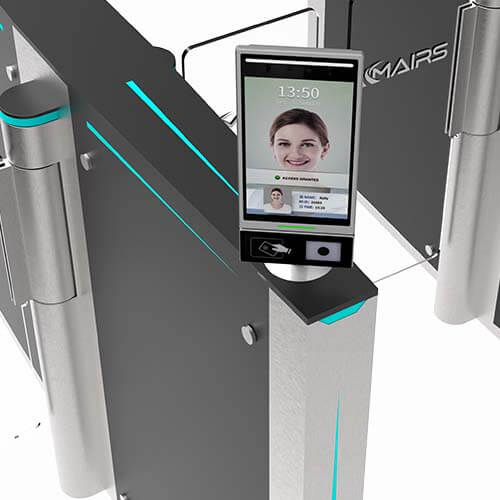 meteor series speed gate turnstile face recognition