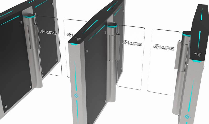 meteor series speed gate turnstile indicator