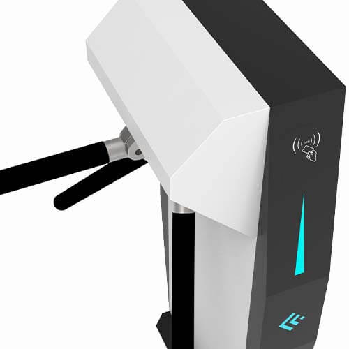 meteor series tripod turnstile card reader