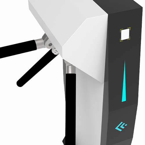 meteor series tripod turnstile qr code