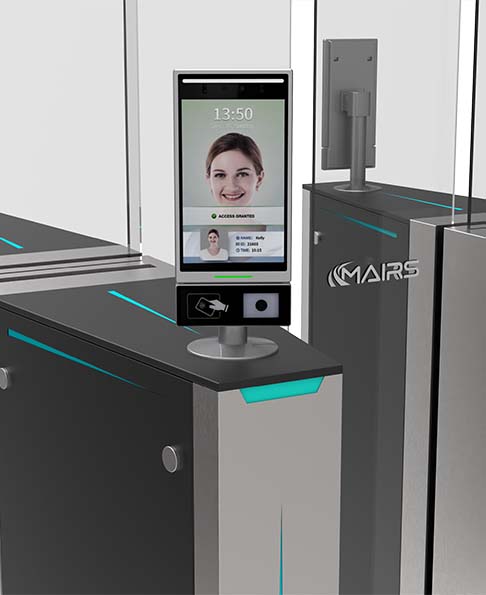 meteor series turnstile gate face recognition