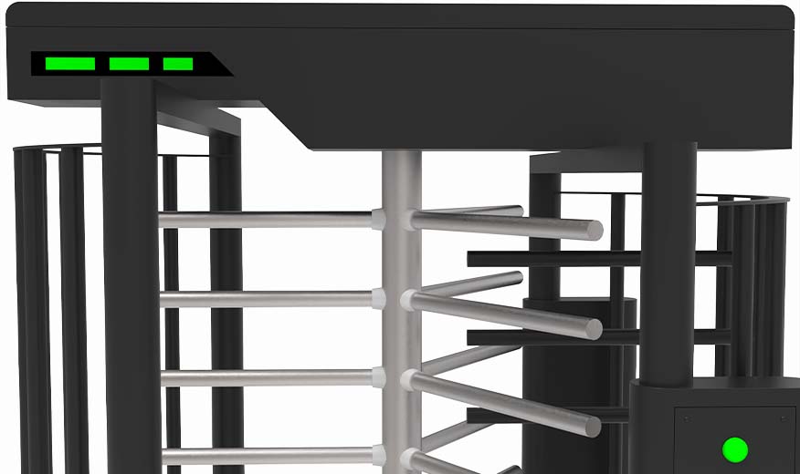 pt series full height turnstile indicator