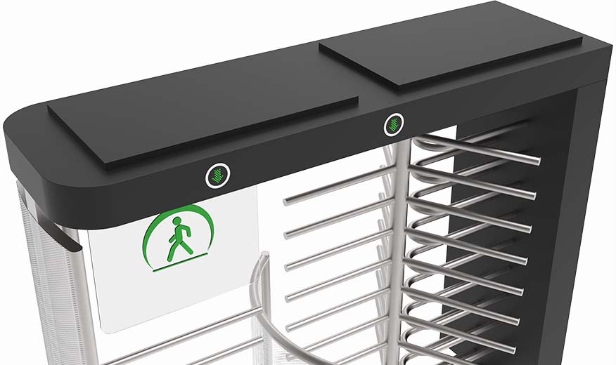 xw series full height bike turnstile circle top cover