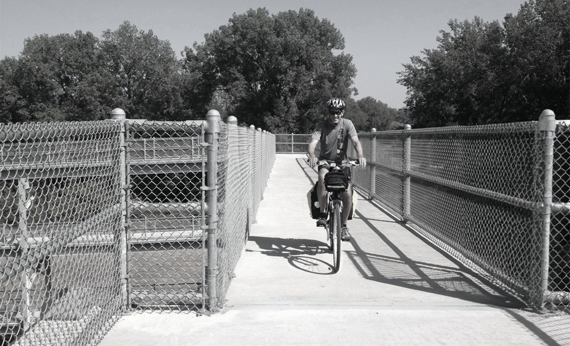 full height bicycle turnstile