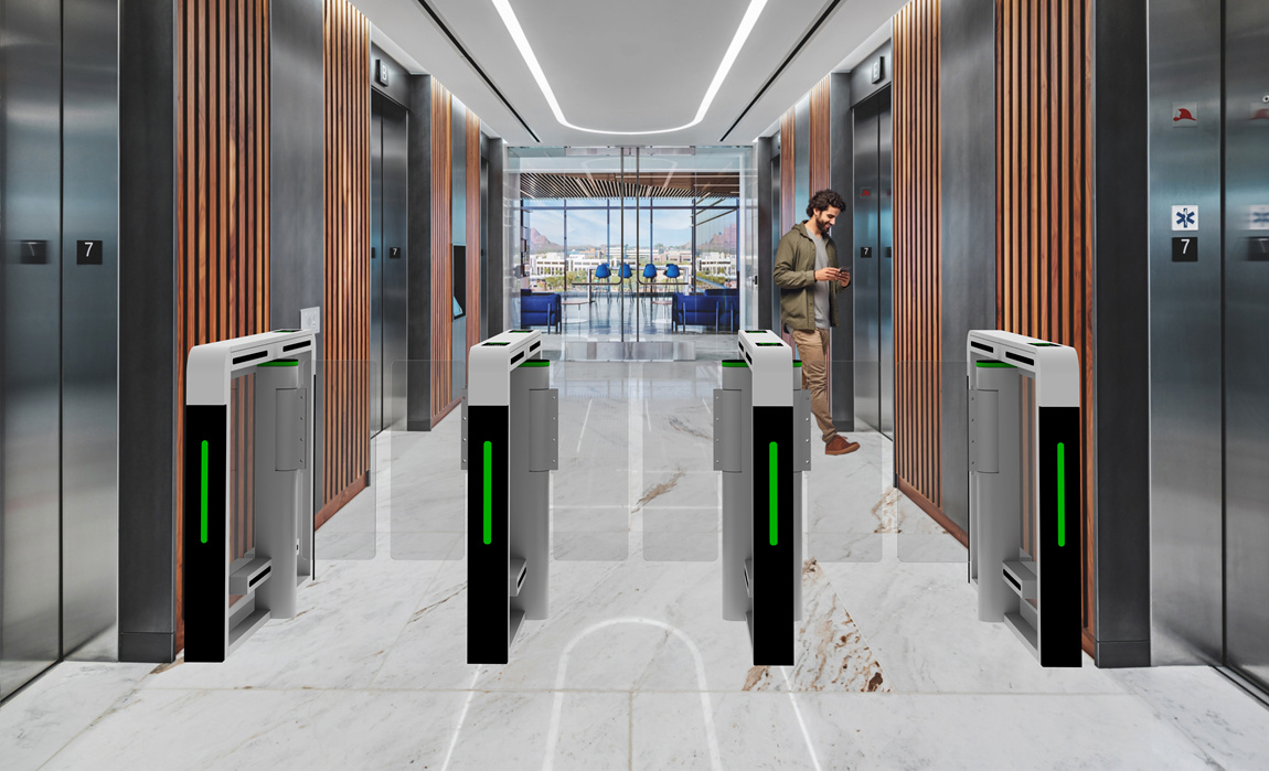 lobby turnstiles