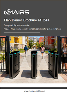 Flap Barrier Turnstile MT244 Brochure Cover