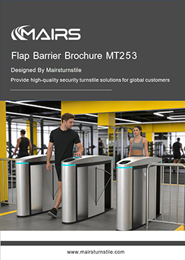 Flap Barrier Turnstile MT253 Brochure Cover
