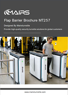 Flap Barrier Turnstile MT257 Brochure Cover