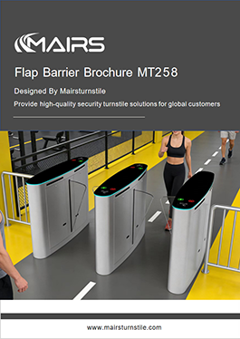 Flap Barrier Turnstile MT258 Brochure Cover