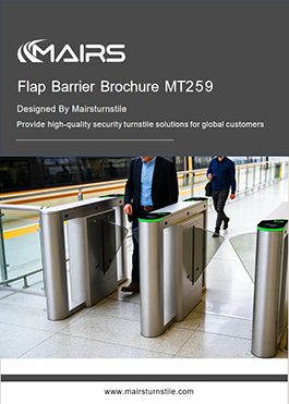 Flap Barrier Turnstile MT259 Brochure Cover