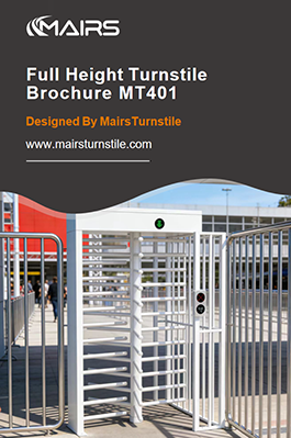 MT401 Full height turnstile brochure cover