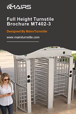 MT402 3 Full height turnstile brochure cover