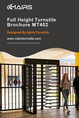 MT402 Full height turnstile brochure cover