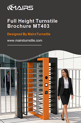 MT403 Full height turnstile brochure cover