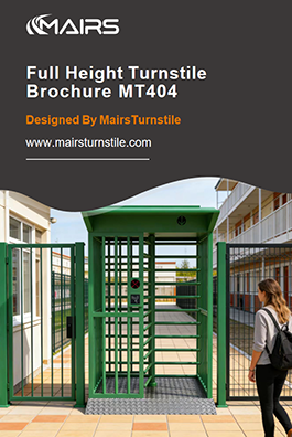 MT404 Full height turnstile brochure cover