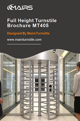 MT405 Full height turnstile brochure cover