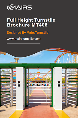 MT408 Full height turnstile brochure cover