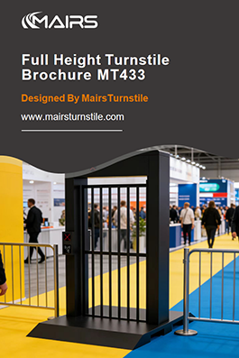 MT433 Full height turnstile brochure cover