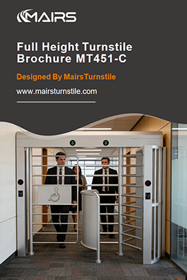 MT451 C Full height turnstile brochure cover
