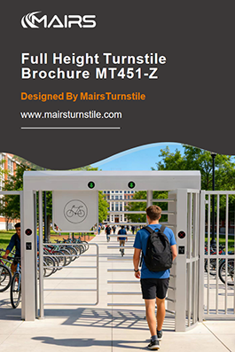 MT451 Z Full height turnstile brochure cover