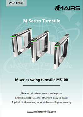 MairsTurnstile Swing Turnstile MS100 Brochure Cover
