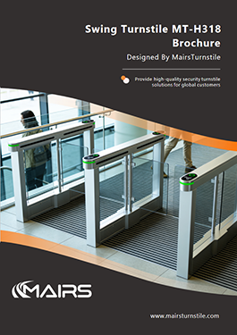 Swing turnstile MT H318 brochure cover