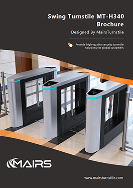 Swing turnstile MT H340 brochure cover