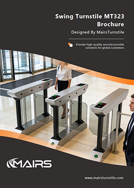 Swing turnstile MT323 brochure cover