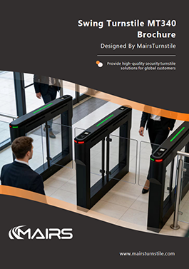 Swing turnstile MT340brochure cover