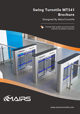 Swing turnstile MT341 brochure cover