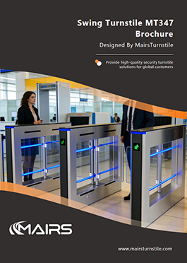 Swing turnstile MT347brochure cover
