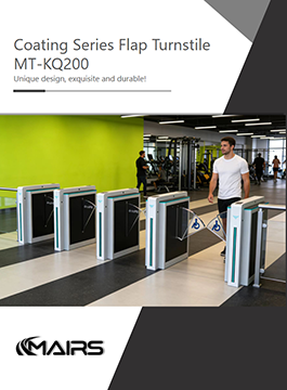 coating series flap barraier turnstile KQ200 cover MairsTurnstile