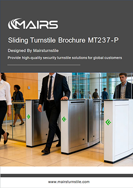 sliding turnstile MT237 P brochure cover