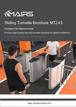 sliding turnstile MT245 brochure cover