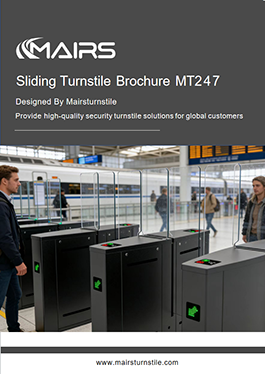sliding turnstile MT247 brochure cover