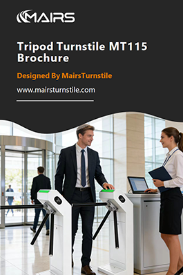tripod turnstile MT115 brochure cover