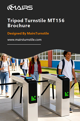 tripod turnstile MT156 brochure cover